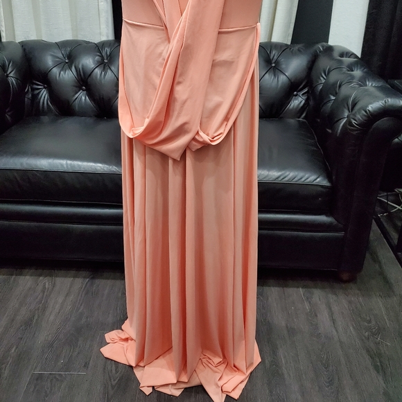🔥FREE🔥$30Purchase Peach infinity wrapdress 1size - Picture 8 of 8